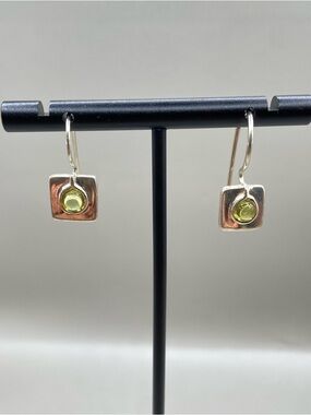 SILPADA Silver Peridot Earrings